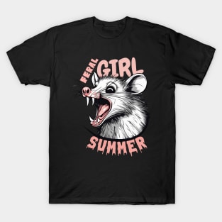 Fangs Out for Fun - Feral Girl Summer T-Shirt